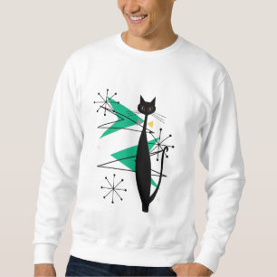 Retro Atomära-Mitte des Jahrhunderts moderne coole Sweatshirt