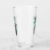 Retro Atomära-Mitte- des Jahrhundertsmoderne coole Glas (Rechts)