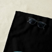 Retro Atomära-Mitte- des Jahrhundertsmoderne coole Strandtuch (Beispiel)