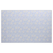 Retro Atomare Blume blau gelb Stoff (Yard (91,4 cm))