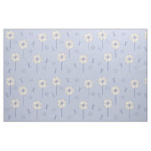 Retro Atomare Blume blau gelb Stoff (Fat Quarter (45,7 x 55,9 cm))