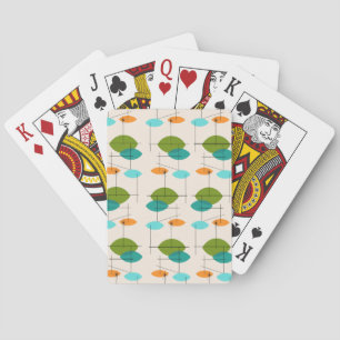 Retro-Atomare-Mobile-Pattern-Spielkarten Spielkarten