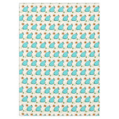 Retro Atomboomerang und Sternexplosionen Tablette Tischdecke (Vorderseite)