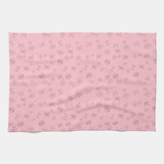 Retro Atome Geschirrtuch (Horizontal)