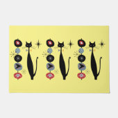 Retro Atomera Mitte Jahrhundert Moderne MCM Coole Fußmatte (Vorderseite)