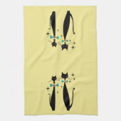 Retro Atomera Mitte Jahrhundert Moderne MCM Coole  Geschirrtuch (Vertikal)