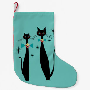 Retro Atomera Mitte Jahrhundert Moderne MCM Coole Kleiner Weihnachtsstrumpf