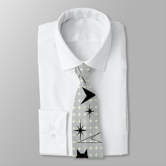 Retro Atomera Mitte Jahrhundert Moderne MCM Coole  Krawatte (Gebunden)