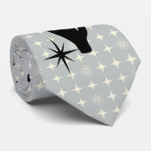 Retro Atomera Mitte Jahrhundert Moderne MCM Coole Krawatte (Gerollt)