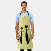 Retro Atomera Mitte Jahrhundert Moderne MCM Coole  Schürze (Getragen)