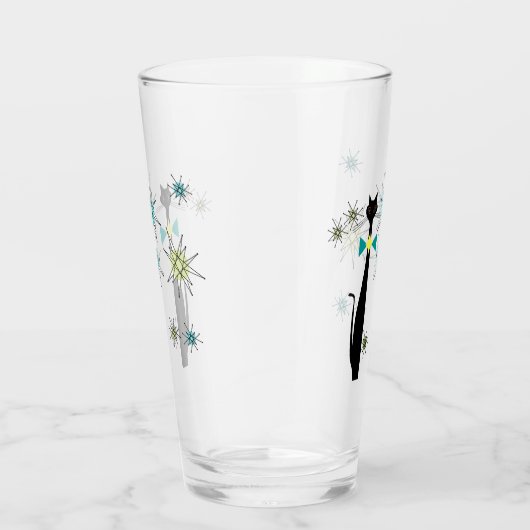 Retro Atomera Mitte Jahrhundert Moderner Cooler Ca Glas (Rechts)