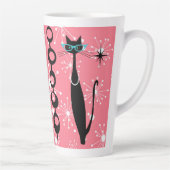 Retro Atomera Mitte Jahrhundert Moderner Cooler Ca Milchtasse (Rechts)