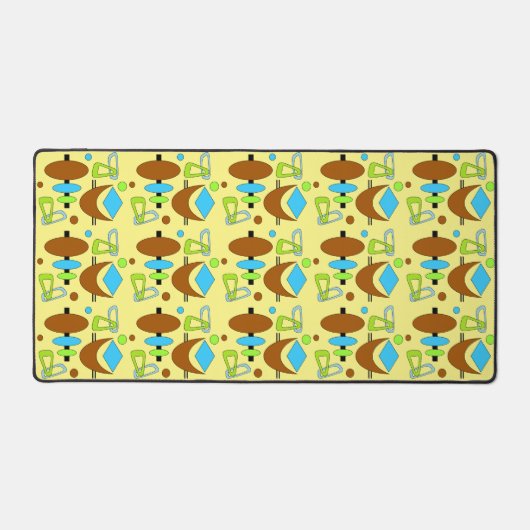 Retro Atomforms Samsung Galaxy Fall Schreibtischunterlage (Vorderseite)