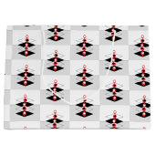Retro Atomic Art Baubles & Flugzeug Große Geschenktüte (Vorderseite)