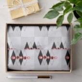 Retro Atomic Art Baubles & Flugzeug Tissue Paper Seidenpapier (Geschenk)