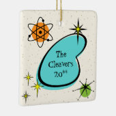 Retro Atomic Boomerang und Keramik Ornament (Rechts)