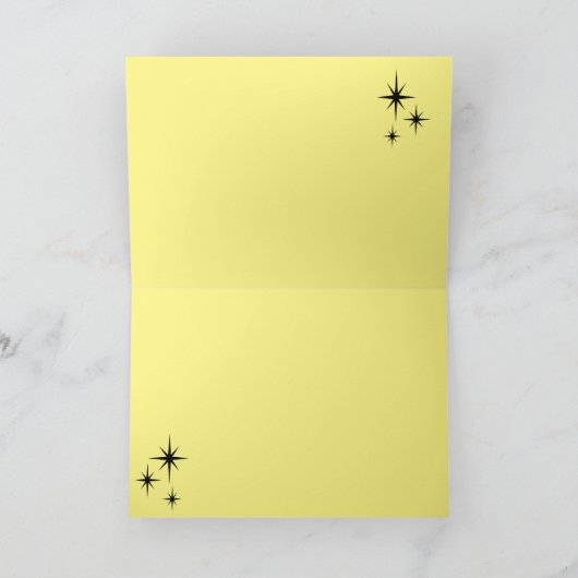 Retro Atomic Era Mid Century Modern Cool Cat (Innenseite)