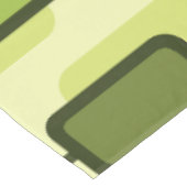 Retro Atomic Geometric Art Chartreuse Tischdecke (Schrägansicht)