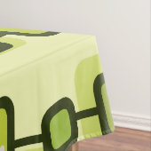 Retro Atomic Geometric Art Chartreuse Tischdecke (Beispiel)