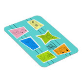 Retro Atomic Kitsch Flexible Magnet (Rechte Seite)