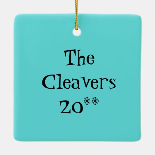 Retro Atomic Kitsch Keramik Ornament (Rückseite)