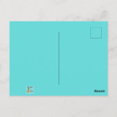 Retro Atomic Kitsch Postkarte (Rückseite)