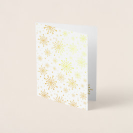 Retro Atomic Mid Century Mod Red & Gold Sternexplo Folienkarte