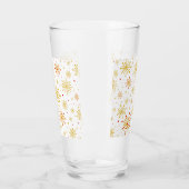 Retro Atomic Mid Century Mod Red & Gold Sternexplo Glas (Links)