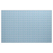 Retro Atomic Pattern der 50er Jahre in Blau und Li Stoff (Yard (91,4 cm))