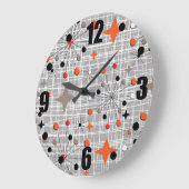 Retro Atomic Starburst Design Große Wanduhr (Winkel)