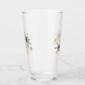 Retro Atomic Sternexplosion Modernes Mittelalter Glas (Rechts)