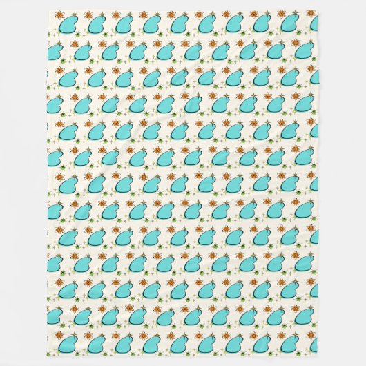 Retro Atoming Boomerang & Sternexplosion Fleece Bl (Vorderseite)