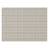 Retro Atommuster Orange Grau Schwarz Tischdecke (Vorderseite (Horizontal))