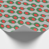 Retro-Atomöle Geschenkpapier (Ecke)