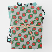 Retro Atomolives Trio Geschenkpapier Set (Beispiel)