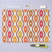 Retro-Atomstars auf ogeen Mustern der Mitte des Ja Seidenpapier (Handwerk)