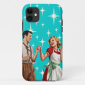 Retro Atomzeit Fabulous "50er Dancing Couple Case-Mate iPhone Hülle (Rückseite)