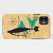 Retro Atomzeit Mitte Jahrhundert Moderne MCM Coole Case-Mate iPhone Hülle (Rückseite (Horizontal))