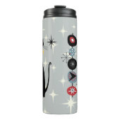 Retro Atomzeit Mitte Jahrhundert Moderne MCM Coole Thermosbecher (Vorderseite)