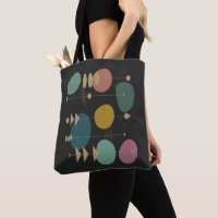 Retro-Atomzeitalter-Mid-Century-Modern-Schwarz