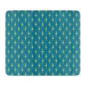 Retro Atomzeitalter-Sternchen-Vereinbarung Schneidebrett (Vorderseite)