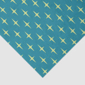 Retro Atomzeitalter-Sternchen-Vereinbarung Seidenpapier (Ausschnitt)