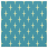 Retro Atomzeitalter-Sternchen-Vereinbarung Stoff (Nahaufnahme)