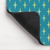 Retro-Atomzeitalter-Sternmuster Mousepad (Ecke)