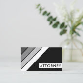 Retro-ATTORNEY Visitenkarte (Stehend Vorderseite)