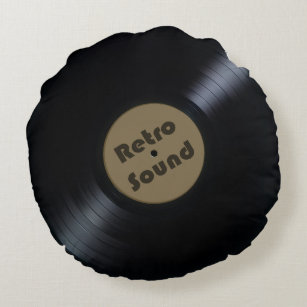Retro Audio 70er 80er Nostalgic Vintag Vinyl / Ree Rundes Kissen