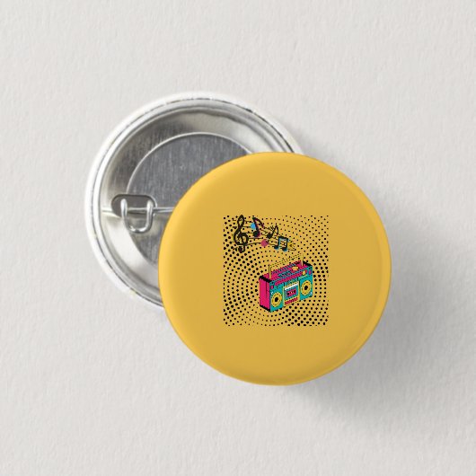 Retro Audio Boombox. Button (Vorne & Hinten)