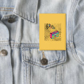 Retro Audio Boombox. Button (Insitu)