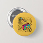 Retro Audio Boombox. Button (Vorne & Hinten)