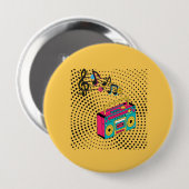 Retro Audio Boombox. Button (Vorne & Hinten)